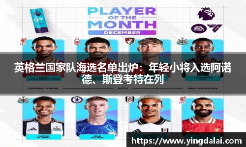 英格兰国家队海选名单出炉：年轻小将入选阿诺德、斯登考特在列