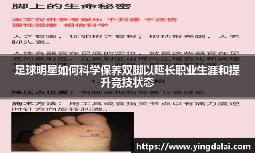 足球明星如何科学保养双脚以延长职业生涯和提升竞技状态